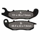 Колодки тормозные EBC FA465HH