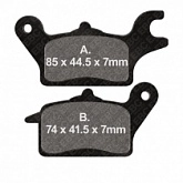 Колодки тормозные EBC FA691