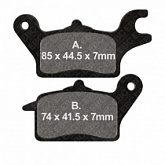 Колодки тормозные EBC FA691HH