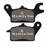 Колодки тормозные EBC FA691HH