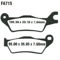 Колодки тормозные EBC FA715HH