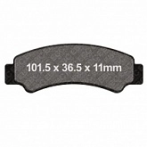 Колодки тормозные EBC FA726TT