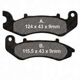 Колодки тормозные EBC SFA707