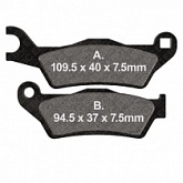 Колодки тормозные EBC SFA732