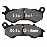Колодки тормозные EBC SFAC603