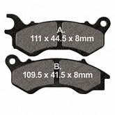 Колодки тормозные EBC SFAC603