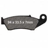 Колодки тормозные EBC EPFA185HH