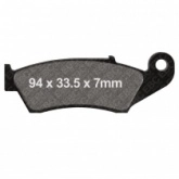 Колодки тормозные EBC EPFA185HH