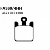 Колодки тормозные EBC EPFA369/4HH