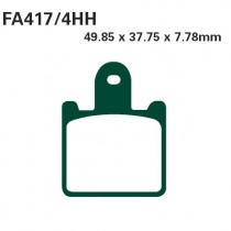 Колодки тормозные EBC EPFA417/4HH