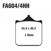 Колодки тормозные EBC EPFA604/4HH