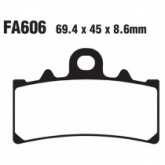 Колодки тормозные EBC EPFA606HH