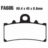 Колодки тормозные EBC EPFA606HH