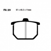 Колодки тормозные EBC FA029