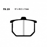 Колодки тормозные EBC FA029