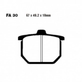 Колодки тормозные EBC FA030