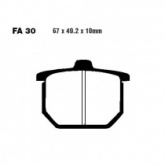Колодки тормозные EBC FA030V