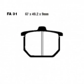 Колодки тормозные EBC FA031V