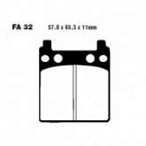 Колодки тормозные EBC FA032