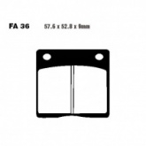 Колодки тормозные EBC FA036