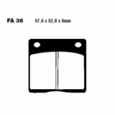 Колодки тормозные EBC FA036
