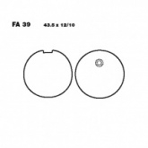 Колодки тормозные EBC FA039