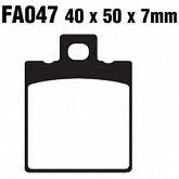 Колодки тормозные EBC FA047V 