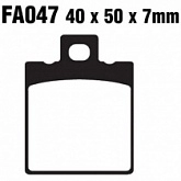 Колодки тормозные EBC FA047V 