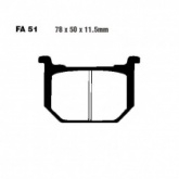 Колодки тормозные EBC FA051