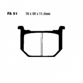 Колодки тормозные EBC FA051