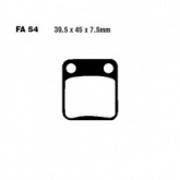 Колодки тормозные EBC FA054R