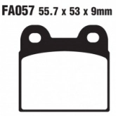 Колодки тормозные EBC FA057V