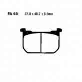 Колодки тормозные EBC FA068V