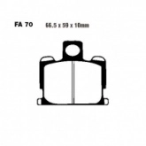 Колодки тормозные EBC FA070