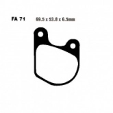 Колодки тормозные EBC FA071