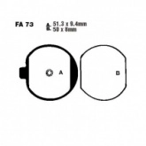 Колодки тормозные EBC FA073
