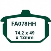 Колодки тормозные EBC FA078HH
