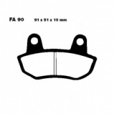 Колодки тормозные EBC FA090