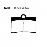 Колодки тормозные EBC FA095HH