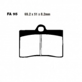 Колодки тормозные EBC FA095V