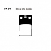 Колодки тормозные EBC FA099