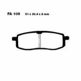 Колодки тормозные EBC FA105