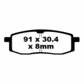 Колодки тормозные EBC FA105R