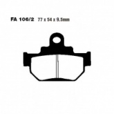 Колодки тормозные EBC FA106/2