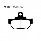 Колодки тормозные EBC FA106V
