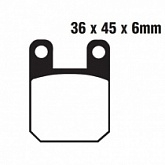 Колодки тормозные EBC FA115R 