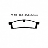 Колодки тормозные EBC FA119