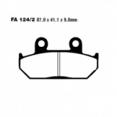 Колодки тормозные EBC FA124/2V