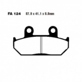 Колодки тормозные EBC FA124