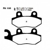 Колодки тормозные EBC FA135R